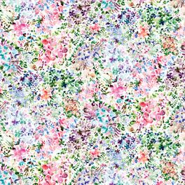 Панно "Bloom" арт.ETD21 001, коллекция "Etude vol.2", производства Loymina, с изображением акварельных цветов, заказать панно онлайн